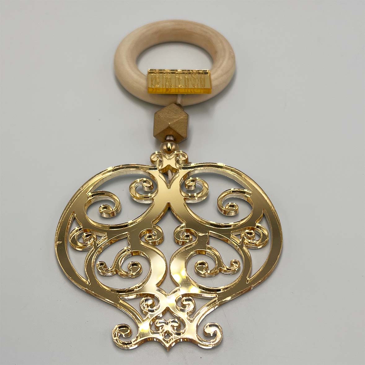 Κρεμαστό γούρι ρόδι plexiglass